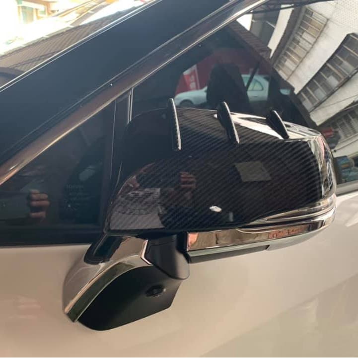 19+ Rav4 專用飛翼造型擾流牙卡夢水轉印後視鏡蓋|汽車裝飾|汽車百貨|汽車貼片|後視鏡|後照鏡|卡夢|保護貼 縮圖 3