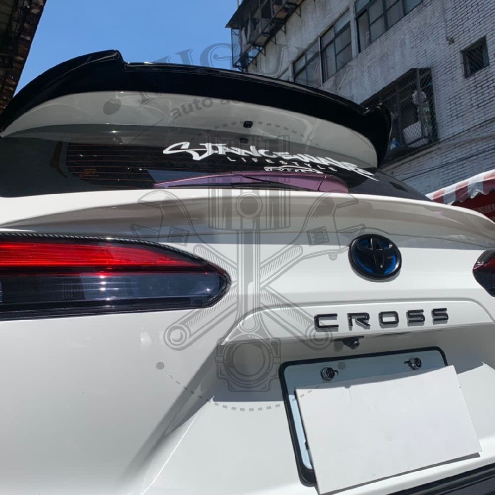 [贈一年延保]Corolla Cross 跑旅風格專屬中尾翼塑膠材質含烤漆附雙面膠安裝簡單輕鬆變帥哥 縮圖 4