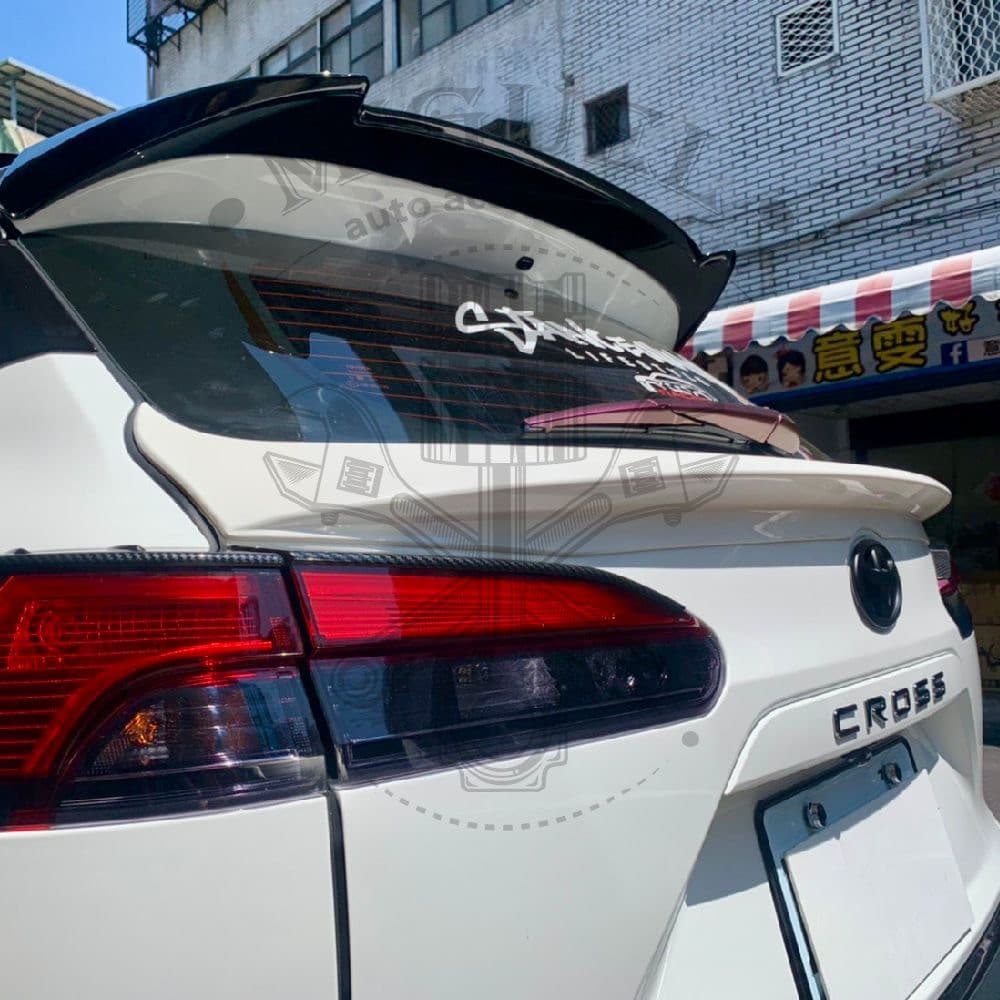 [贈一年延保]Corolla Cross 跑旅風格專屬中尾翼塑膠材質含烤漆附雙面膠安裝簡單輕鬆變帥哥 縮圖 3