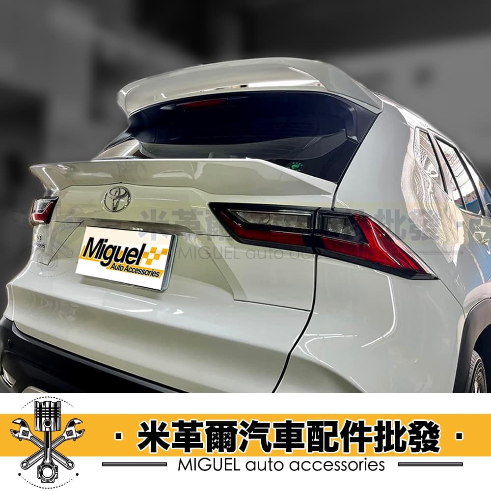 23+ Yaris Cross專用GP上尾翼中尾翼｜YarisCross｜大鴨改裝｜YC｜中尾翼｜塑膠尾翼｜擾流板 縮圖 4