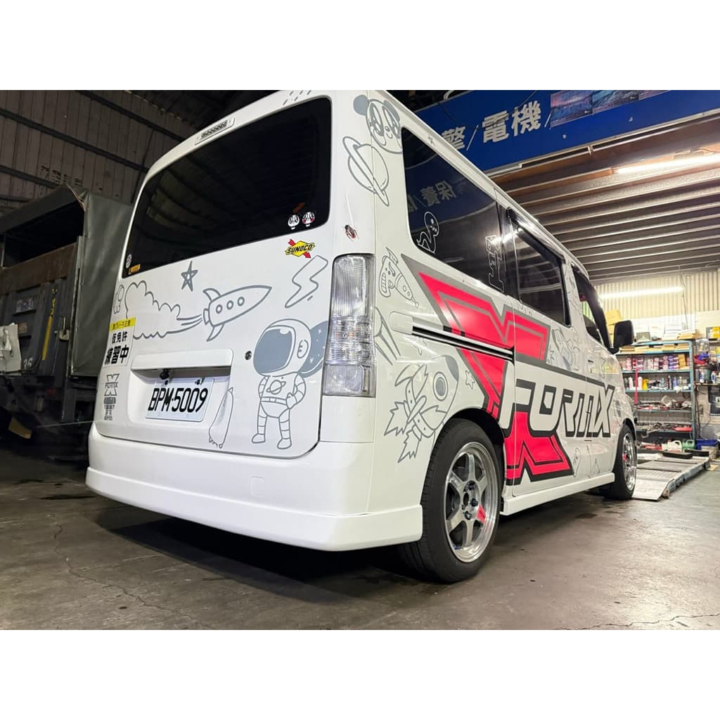【台灣現貨】Toyota Town Ace 專用 日規 空力套件 大包 前下巴 側裙 後下巴 JDM 降車身 外觀 改裝 縮圖 6